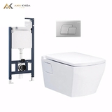 Bồn cầu âm tường Cotto SC198717(F)+C962100+C942100