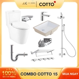Combo thiết bị vệ sinh Cotto AK08-1