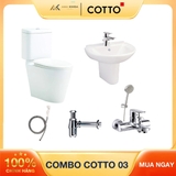 Combo thiết bị vệ sinh Cotto AK18