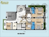 Mẫu bản vẽ thiết kế tòa nhà văn phòng 7 tầng 250m2 siêu đẹp VP1011024