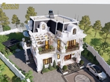 Sáng tạo với thiết kế biệt thự 2 tầng 160m2 tân cổ điển