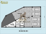 Mẫu bản vẽ thiết kế tòa nhà văn phòng 7 tầng 250m2 siêu đẹp VP1011024