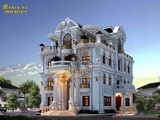 Mẫu biệt thự lâu đài tân cổ điển