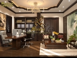 nội thất mẫu biêt thự 4 tầng tân cổ điển