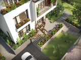 Không gian mẫu nhà biệt thự 3 tầng mái bằng