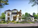 biệt thự nhà vườn phong cách châu âu