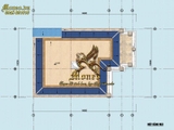 Bản vẽ mặt bằng mẫu biệt thự 3 tầng 150m2 đẹp