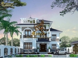 Tham khảo ý tưởng thiết kế mẫu biệt thự 3 tầng mái nhật chi phí khoảng 2.6 tỷ đồng