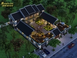 Mẫu thiết kế nhà kiểu trung quốc hiện đại 2 tầng mới mẻ và khác biệt