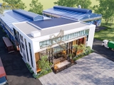 Phương án 2: Mẫu thiết kế văn phòng làm việc hiện đại 700m2 tại Hà Nội