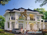 thiết kế biệt thự 2 tầng sang trọng