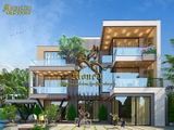 Mẫu biệt thự 250m2 3 tầng