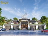 Mẫu thiết kế nhà kiểu trung quốc hiện đại 2 tầng mới mẻ và khác biệt