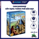 Carcassonne Board Game Chiến Thuật Bản Đẹp Hộp Cứng (Tiếng Anh US)
