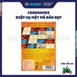 Codenames Board Game Điệp Vụ Mật Mã Bản Đẹp Hộp Đỏ (Tiếng Anh US)