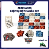 Codenames Board Game Điệp Vụ Mật Mã Bản Đẹp Hộp Đỏ (Tiếng Anh US)