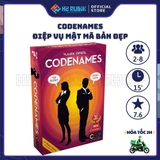 Codenames Board Game Điệp Vụ Mật Mã Bản Đẹp Hộp Đỏ (Tiếng Anh US)