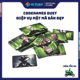 Codenames Duet Board Game Điệp Vụ Mật Mã Bản Đẹp Hộp Xanh Lá (Tiếng Anh US)