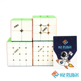 Combo Rubik 2x2 3x3 4x4 5x5 DianSheng Có nam châm sẵn