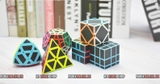 Combo Rubik Lefun Carbon 6 chiếc