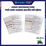 Coup: Reformation Trò Chơi Vương Quyền boardgame bản mở rộng