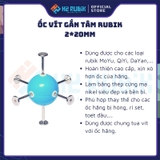 Ốc vít gắn Rubik 2x20mm Mũ 7mm tháp mạ nikel đẹp (1 chiếc)