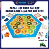 The Settlers of Catan Board Game Chiến Thuật Khai Hoang Vùng Đất Mới Hộp Đời Cổ
