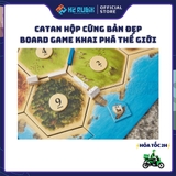 The Settlers of Catan Board Game Chiến Thuật Khai Hoang Vùng Đất Mới Hộp Đời Cổ