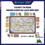 Ticket To Ride Board Game Du Lịch Chiến Thuật Bản Đẹp (Tiếng Anh US)
