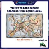 Ticket To Ride Europe Board Game Du Lịch Chiến Thuật Bản Đẹp (Tiếng Anh US)
