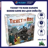 Ticket To Ride Europe Board Game Du Lịch Chiến Thuật Bản Đẹp (Tiếng Anh US)