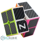 Z-Cube 2x2 Carbon Stickers - Rubik 2x2 carbon