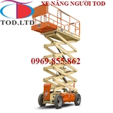 XE NÂNG NGƯỜI JLG 12M SÀN 14M LÀM VIỆC