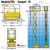 XE NÂNG NGƯỜI HAULOTTE 10M LÀM VIỆC
