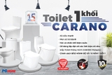 VÌ SAO BẠN CHỌN TOILET 1 KHỐI XẢ SIÊU MẠNH CARANO?