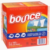 Giấy thơm quần áo Bounce Mỹ (160 tờ / hộp)