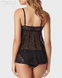 LASENZA LACE PUSH UP FLY AWAY BABYDOLL