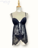 LASENZA LACE PUSH UP FLY AWAY BABYDOLL