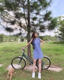 ĐẦM ZARA BASIC ĐỘN VAI