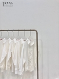 MONA CLASSIC WHITE SHIRT- ÁO SƠ MI COTTON CỔ ĐIỂN MÀU TRẮNG MONA
