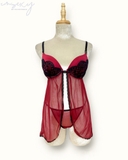 LASENZA PUSH UP BABYDOLL WITH STRAPPY BACK