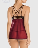 LASENZA PUSH UP BABYDOLL WITH STRAPPY BACK