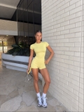 Set Gym Baby Tee + Biker Short