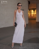 ĐẦM BODYCON DÁNG DÀI NHẤN EO LISA MÀU ĐEN