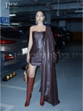 LEATHER BROWN MANTO -GLAM ÁO MANTO DA THỜI TRANG GLAM
