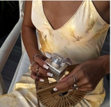 ĐẦM DÁNG DÀI DA CÁ ÁNH VÀNG