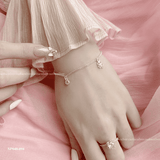 Lắc tay bạc Việt Nam Clover