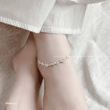 Lắc chân bạc Việt Nam Eternal Bow