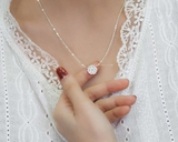 Dây chuyền bạc Việt Nam Cherry Blossom