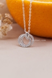 Dây chuyền bạc Việt Nam Double Circle